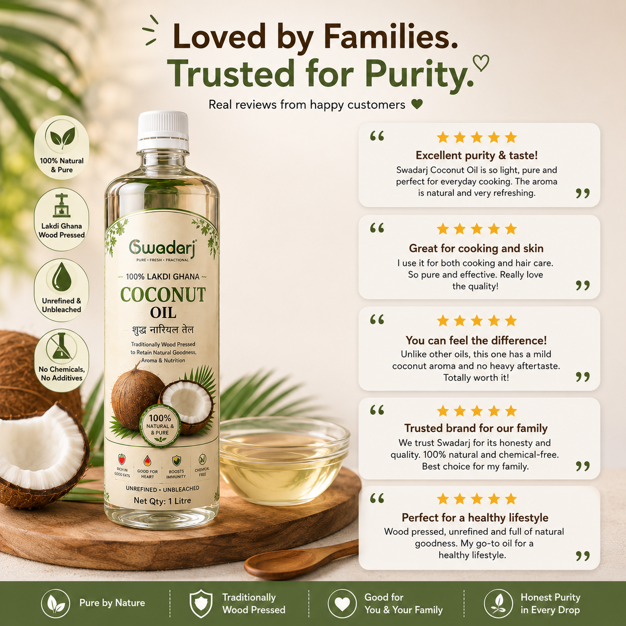 Pure Cold Pressed Coconut Oil