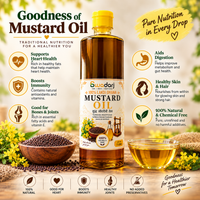 Premium Lakdi Ghana Black Mustard Oil