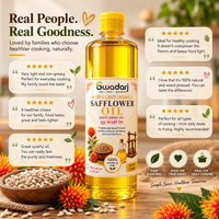 Pure Safflower (Kardai) Oil