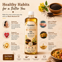 Premium Lakdi Ghana Black Mustard Oil