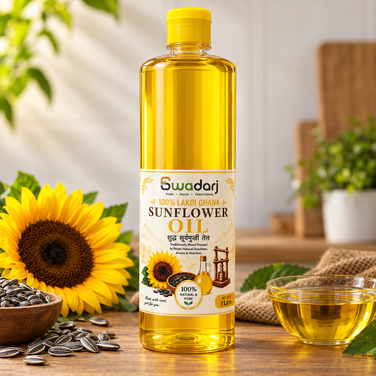 Pure & Natural Sunflower Oil